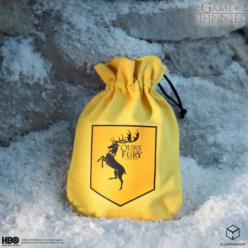 Sostų karai: Baratheon medvilninis kauliukų maišelis – Q Workshop