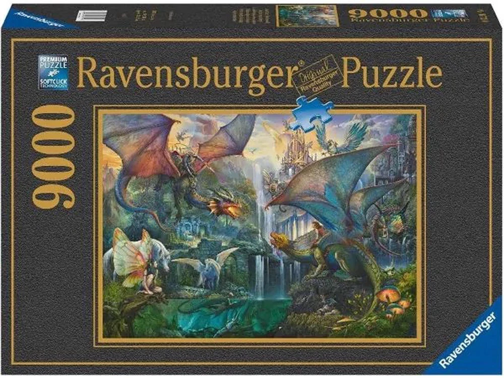 Ravensburger Dėlionė 9000 vnt. - Drakonai