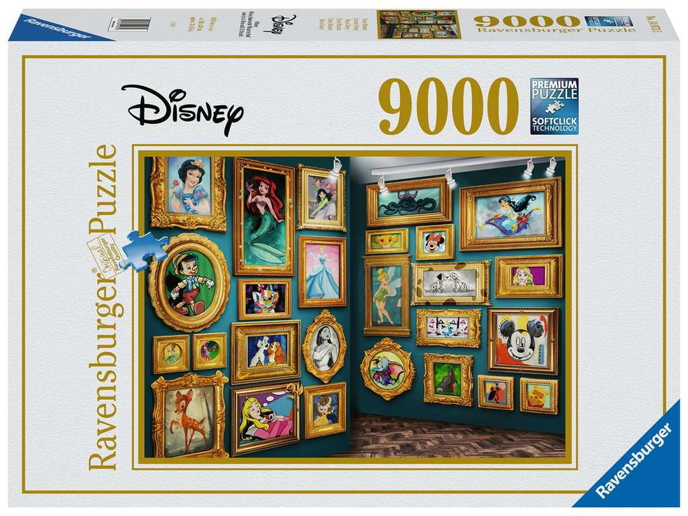 Ravensburger Dėlionė 9000 vnt. - Disney personažų muziejus