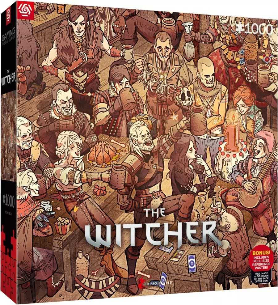 „Cenega“ dėlionė „Good Loot Gaming“ – „The Witcher“: Gimtadienis, 1000 vnt.