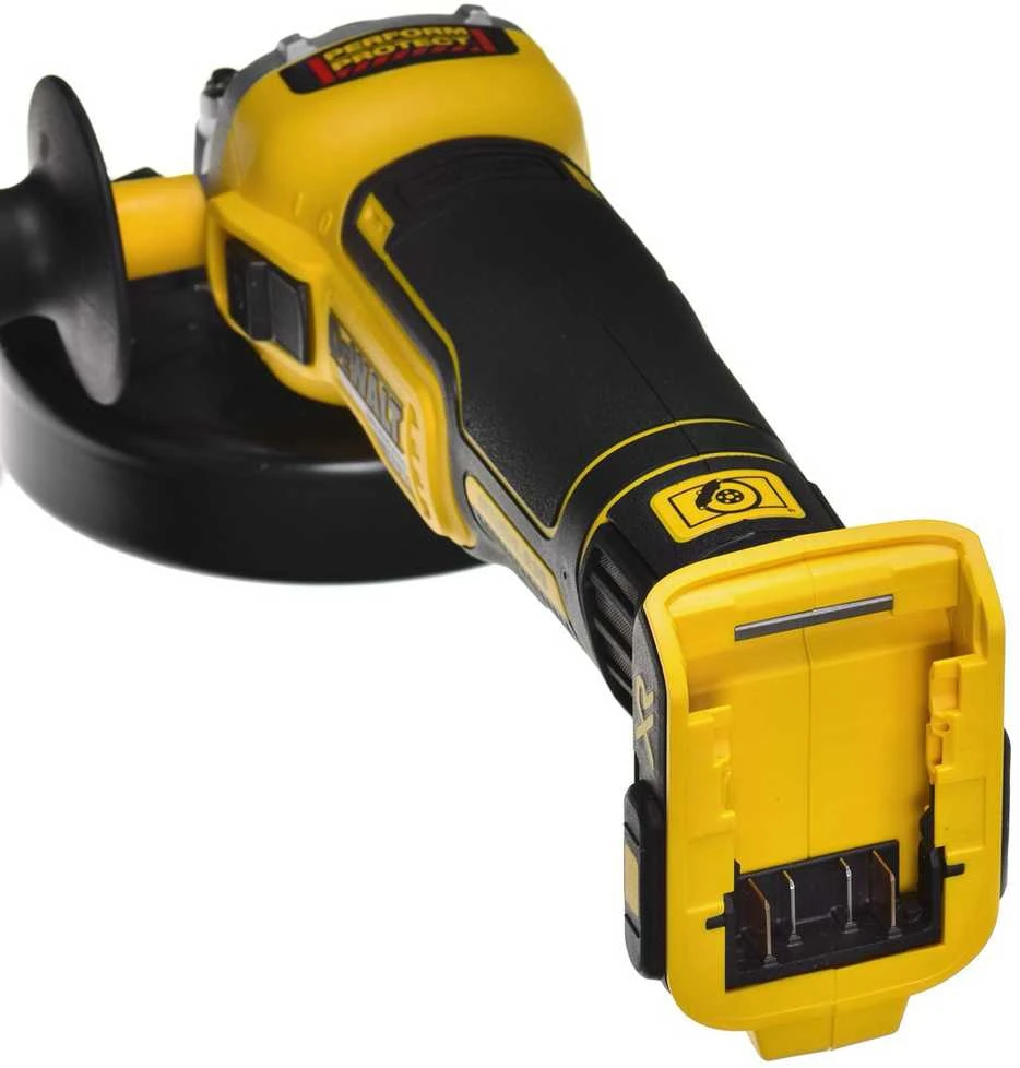 DeWalt akumuliatorinis kampinis šlifuoklis DCG405P2-QW, 18V, 2x5Ah