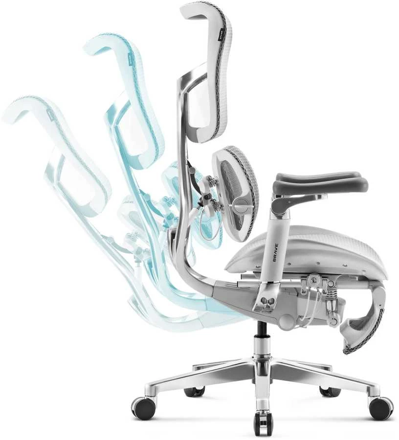 Žaidimų kėdė Diablo Brave V-Kinetic, pilka