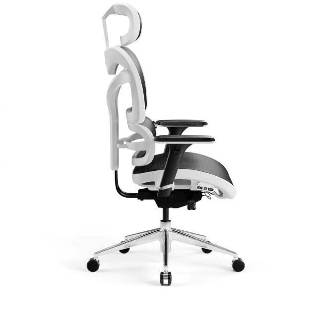Ergonominė kėdė DIABLO V-COMMANDER, Juodos/ Baltos spalvos
