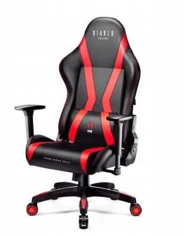 Žaidimų kėdė Diablo X-Horn 2.0 Gaming Chair Normal, Raudonos/Juodos spalvos