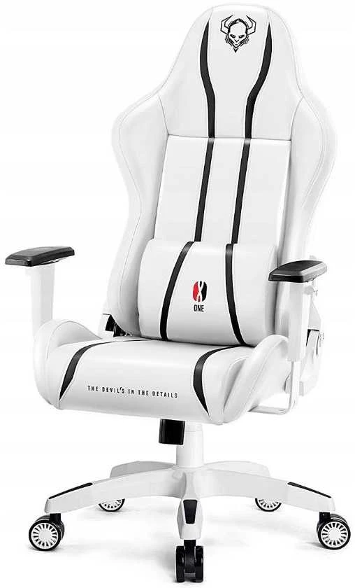 Žaidimų kėdė Diablo X-One 2.0 Gaming Chair Normal, Baltos/juodos spalvos