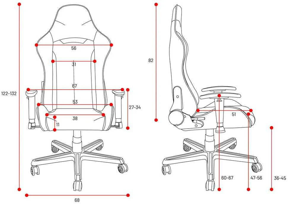 Diablo Chairs Diablo X-Starter Gaming chair Navy mėlynas