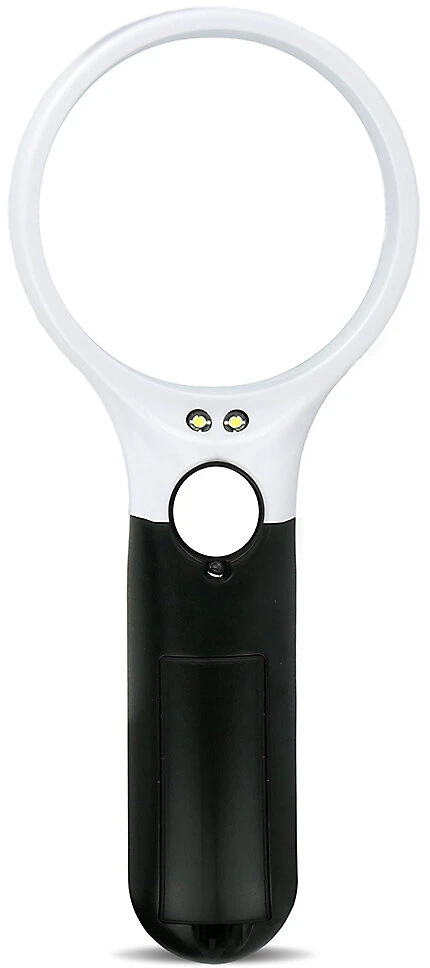 Didinamasis Stiklas - everActive MG-01 Didinimo LED Stiklas, Juoda/Balta