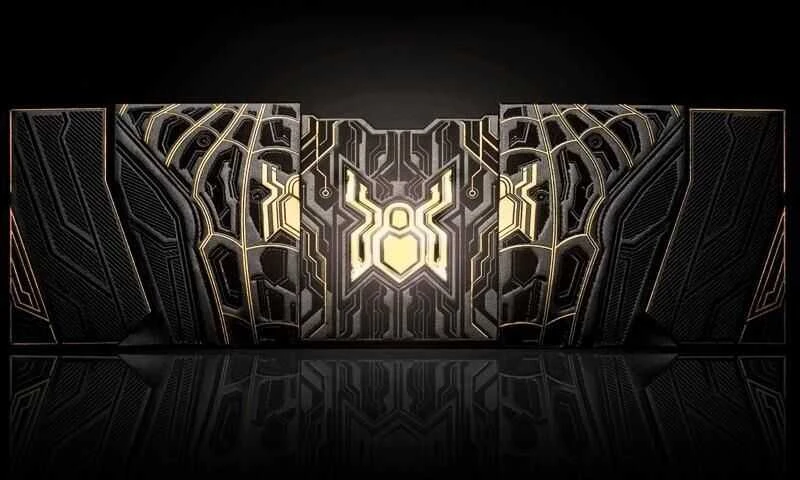 Difatta Spider-man Juodas & Gold Žaidimo Kortos