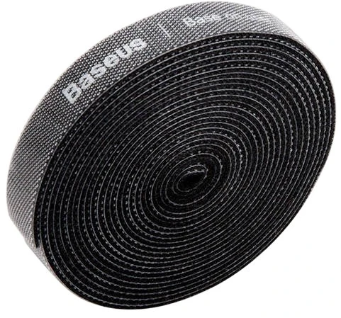 Baseus Rainbow Circle Velcro dirželiai 3m Juodas