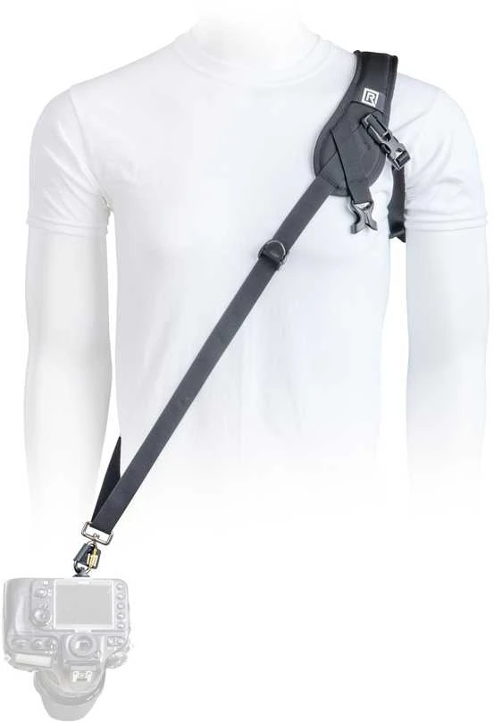 Diržas Kamerai - BlackRapid Hybrid-X Papildomas Patogumas Reguliuojamas Greito Atleidimo Juodas