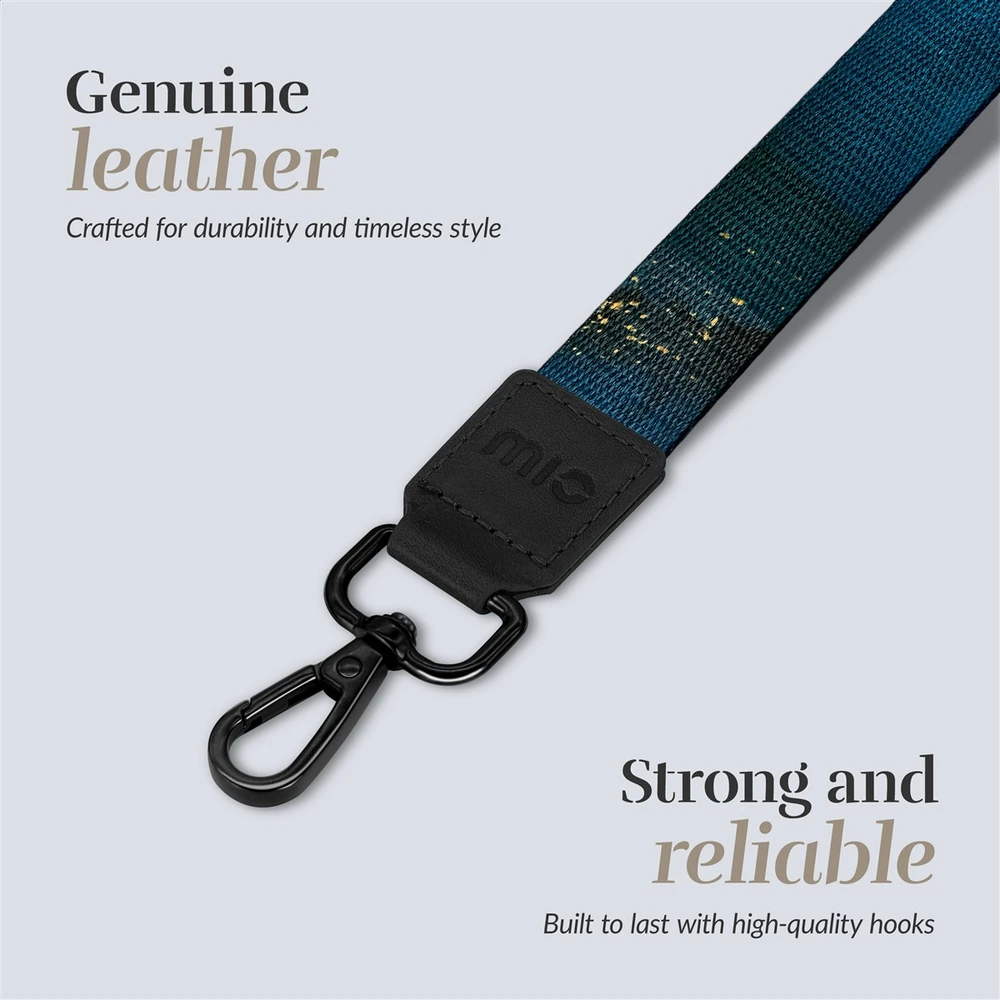 Dėklas MIO Lanyard strap Midnight Sparkle