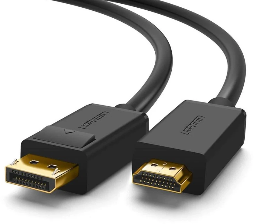 Kabelis Ugreen DP101 DisplayPort to HDMI 1.5m juodas
