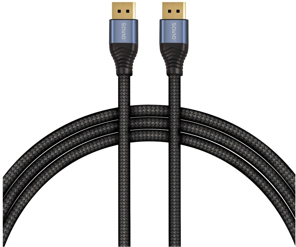Savio CL-210 DisplayPort cable 2 m Juodas