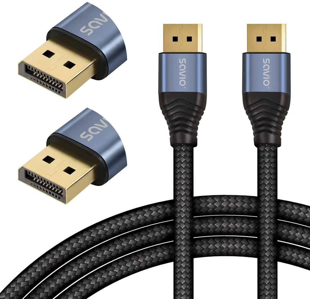 Savio CL-210 DisplayPort cable 2 m Juodas