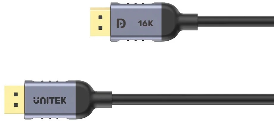 UNITEK C1626GY01-3M DisplayPort 2.1 Juodas