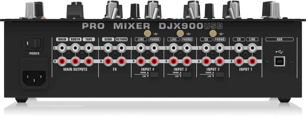 „Behringer DJX900USB“ – profesionalus 5 kanalų DJ maišytuvas su INFINIUM bekontaktiu VCA kryžminiu faderiu, pažangiais skaitmeniniais efektais ir USB/garso sąsaja