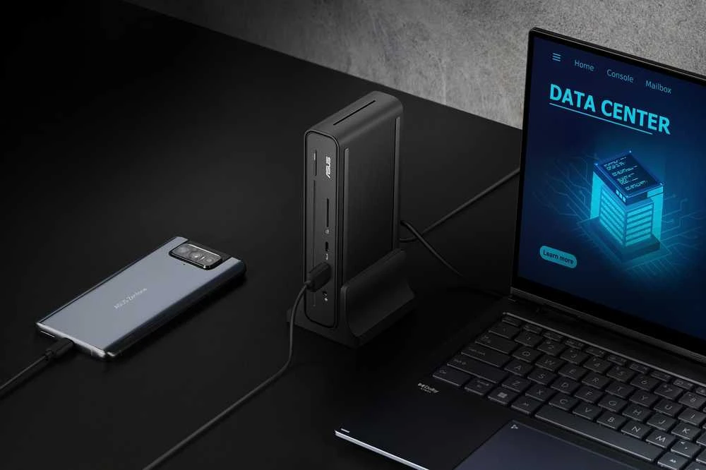 „Asus Triple Screen USB-C Dock Duo DC301 Duo“ | 90XB0A5N-BDS010 | Ethernet LAN (RJ-45) jungtys: 1 | DisplayPort jungčių kiekis: 2 | HDMI jungčių kiekis: 1