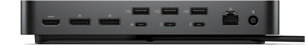 „Dell Pro Thunderbolt 5“ išmanioji doko stotelė | SD25TB5 | „DisplayPorts“ kiekis: 2 | HDMI jungčių kiekis: 1