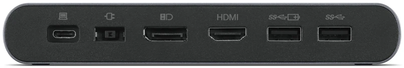 Dokavimo Stotis - Lenovo USB-C Dock Gen 2, Dual 4K, 90W Power Delivery, Pilka