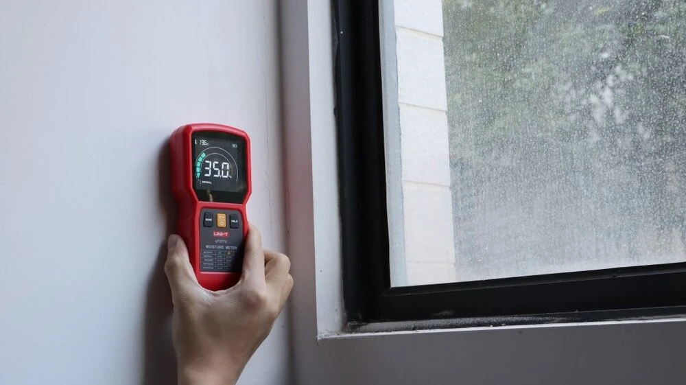 Drėgmės Matuoklis - UNI-T UT377C Bekontaktis Drėgmės Matuoklis 30 mm 4 Režimai LED