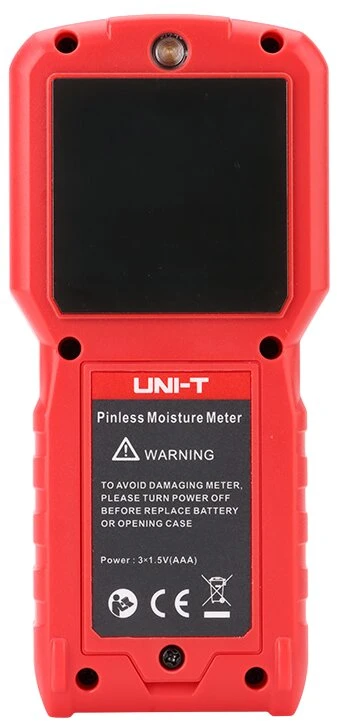 Drėgmės Matuoklis - UNI-T UT377C Bekontaktis Drėgmės Matuoklis 30 mm 4 Režimai LED