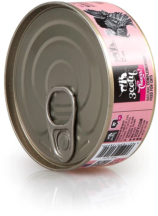3COTY kalakutiena Cheers! - wet cat food - 75g