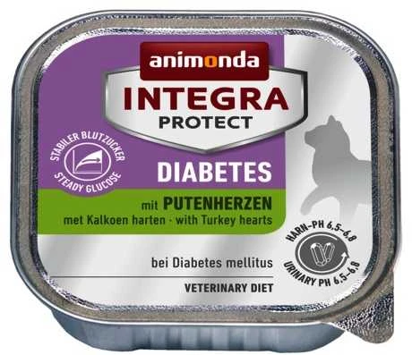 Animoda Kačių Maistas - ANIMONDA Integra Protect Diabetes Kalakutų Širdelės Drėgnas 100g