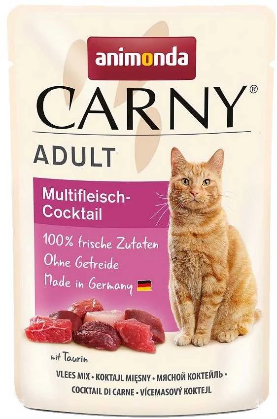Animoda ANIMONDA Carny Adult Meat kokteilis - šlapias kačių maistas - 85g