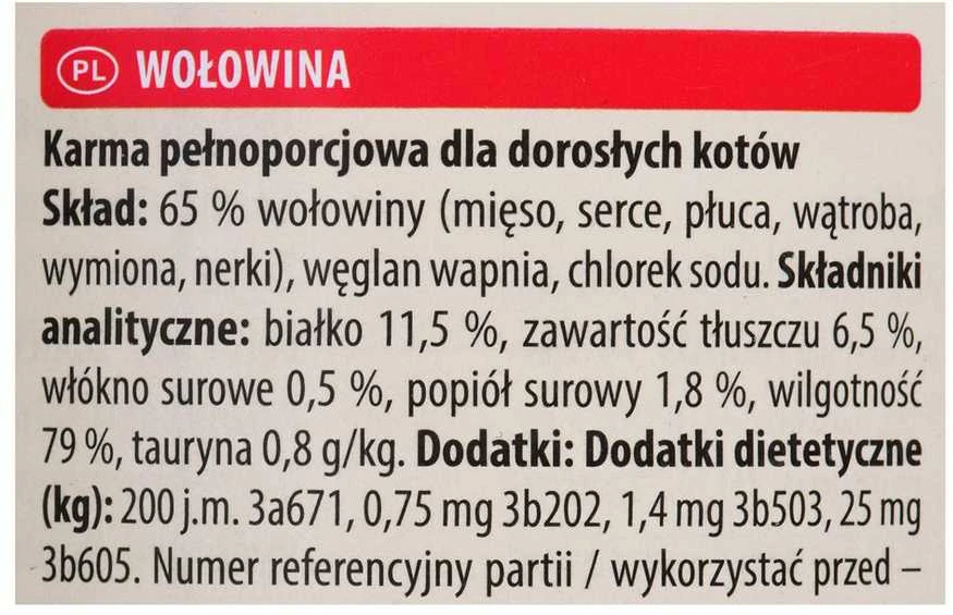 Animoda Drėgnas Kačių Maistas - Animonda Carny Suaugusiųjų Jautiena 400g
