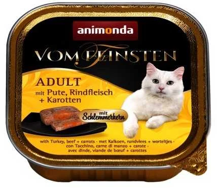 Animoda Animonda Vom feinsten schlemmerkern su kalakutiena, jautiena ir morkomis, 100g kons.katėms