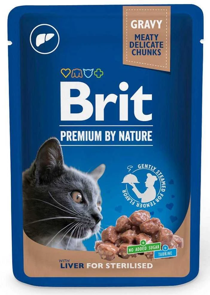 Brit Premium Liver sterilizuotiems 100 g