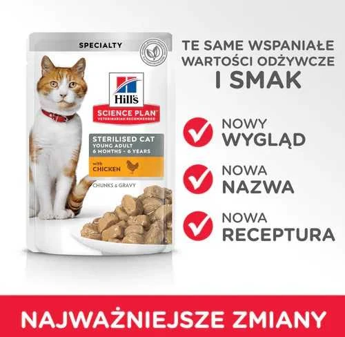 Drėgnas Kačių Maistas - Hill's Science Plan su vištiena 85g