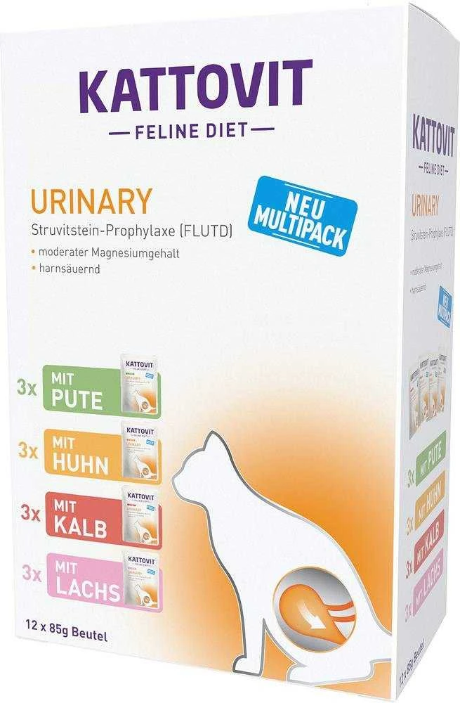 Drėgnas Kačių Maistas - Kattovit Feline Diet Urinary, Mėlynas