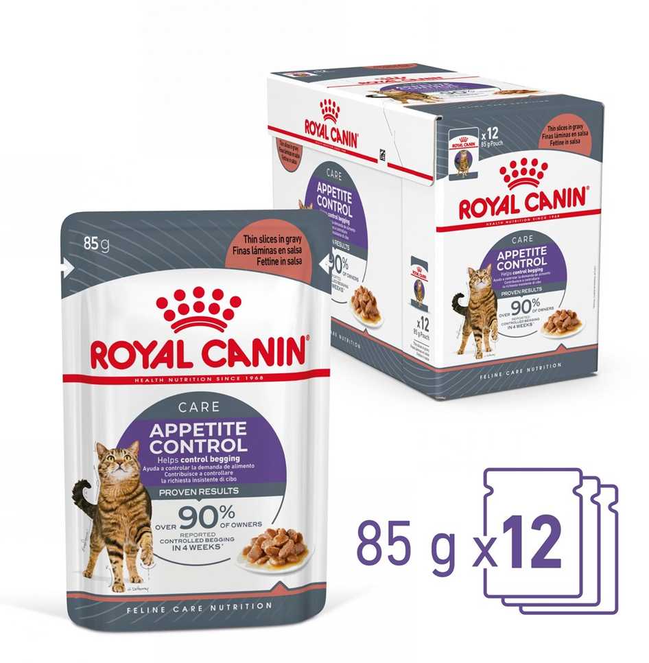 Royal Canin FCN Cat Appetite Control Gravy 12x85 g