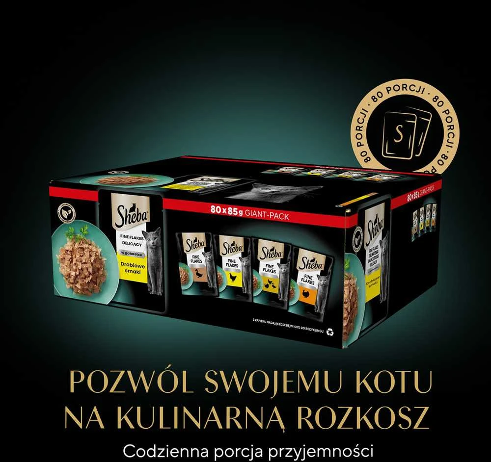 Drėgnas Kačių Maistas - Sheba Paukštienos Skonio Želė