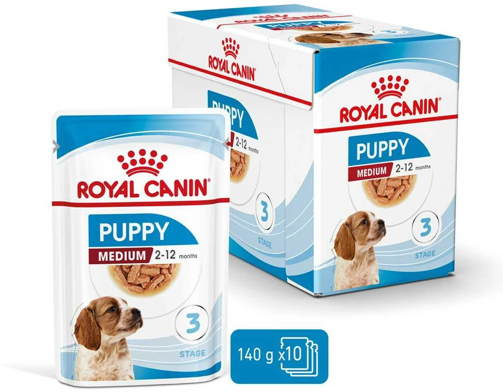 Royal Canin SHN Dog Medium Puppy Gravy 10x140 g
