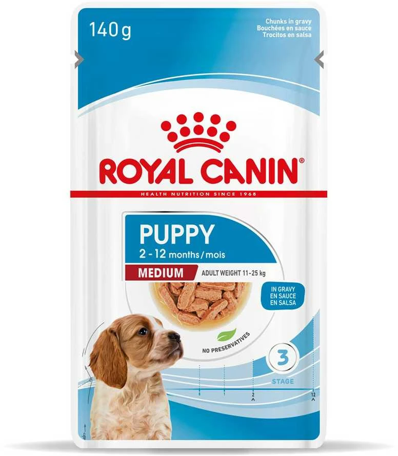 Royal Canin SHN Dog Medium Puppy Gravy 10x140 g