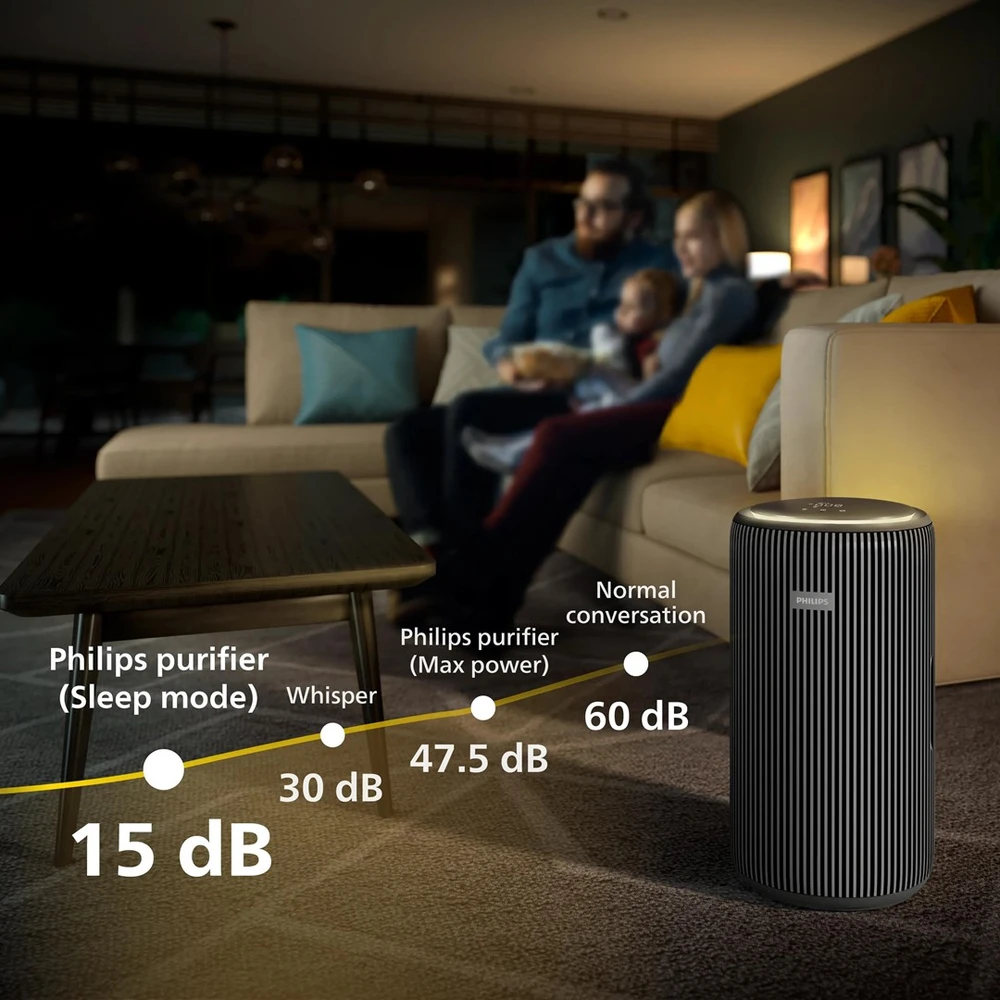 Philips 3200 series AC3221/13 oro valytuvas 135 m² 47.5 dB 36 W Pilkas