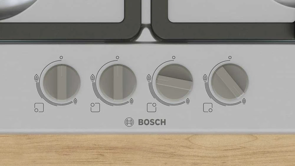 Bosch Serie 4 PGH6B5K90 hob Nerūdijantis plienas Built-in 60 cm Gas 4 zone(s)