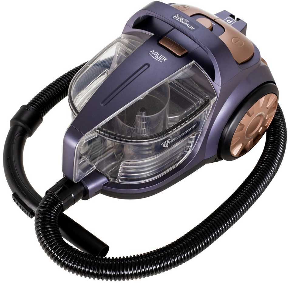 Dulkių siurblys Adler Cyclone Vacuum Cleaner | AD 7076 | Bagless | Power 3000 W | Dust capacity 3.5 L | Violet