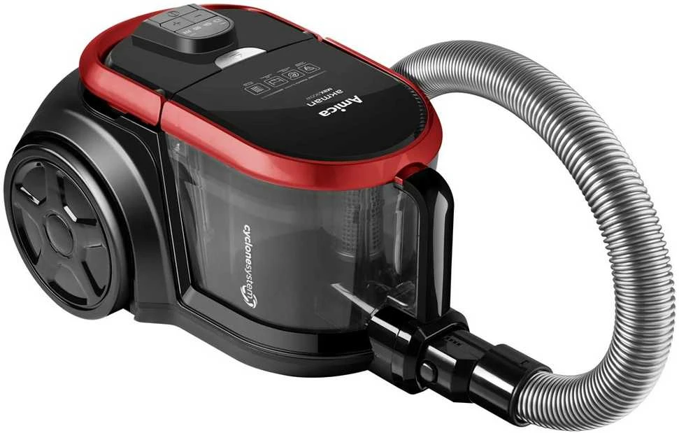 Dulkių Siurblys - Amica VM 4012 Akman Juodas Be Maišelio Tradicinis Siurblys