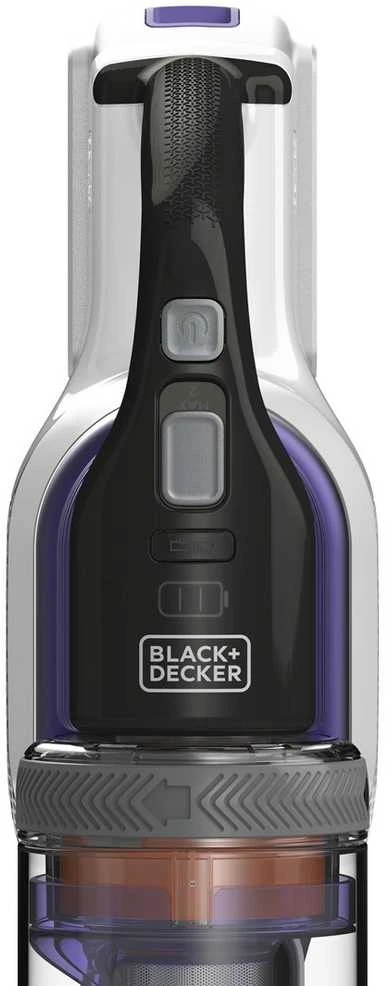 Black & Decker Juodas & Decker BHFEV1825CP lazdinis dulkių siurblys/elektrinė šluota 2 viename lazdinis dulkių siurblys Baterija Dry Bemaišis Baltas 2.5 Ah