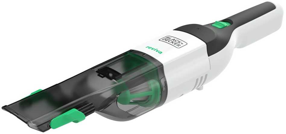 Dulkių siurblys Black & Decker Juodas & Decker Akumuliatorinis siurblys Juodas & Decker REVHV8C-QW; 7,2 V; 1x1,5 Ah akum.