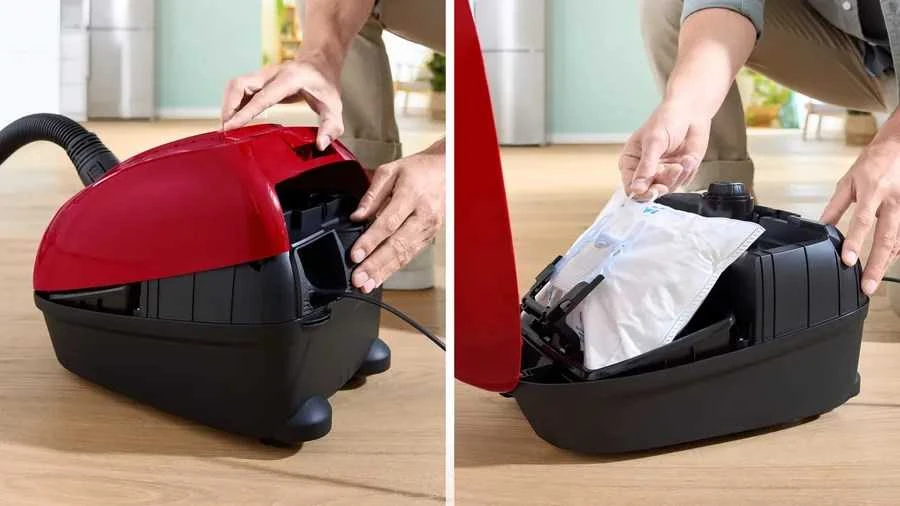 Dulkių Siurblys - Bosch Serie 4 BGB38RD2, Cilindrinis, 600 W, Su Dulkių Maišu
