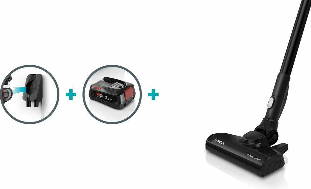 Įkraunamasis dulkių siurblys Bosch Serija 6 BBS611LAG, Mėlynos spalvos