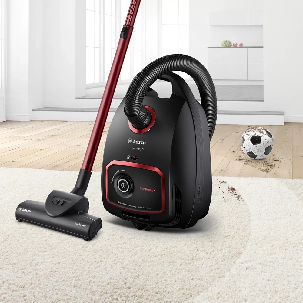 Dulkių siurblys Bosch BGL6POW2 Serie | 6 su maišeliu, ProPower, juodas