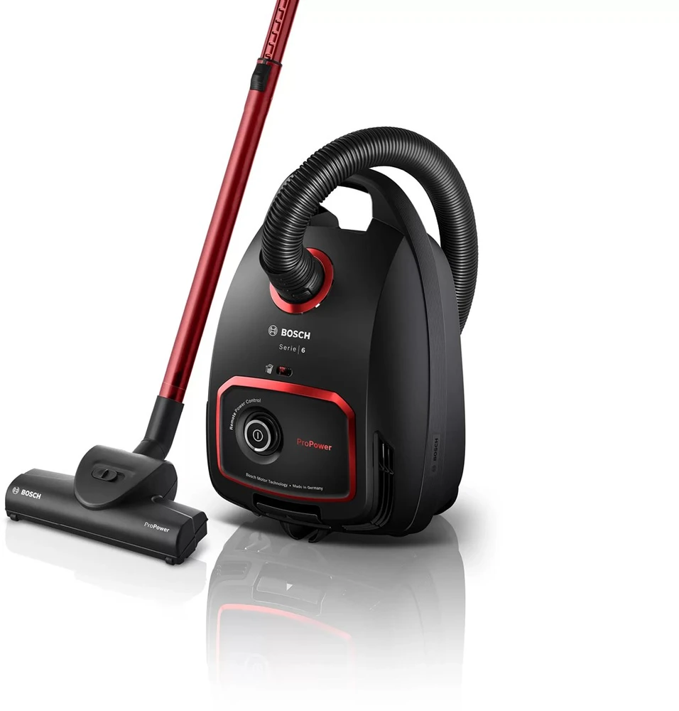 Dulkių siurblys Bosch BGL6POW2 Serie | 6 su maišeliu, ProPower, juodas