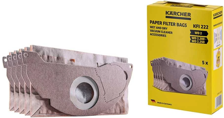 Kärcher popieriniai filtro maišeliai (5 vnt.)