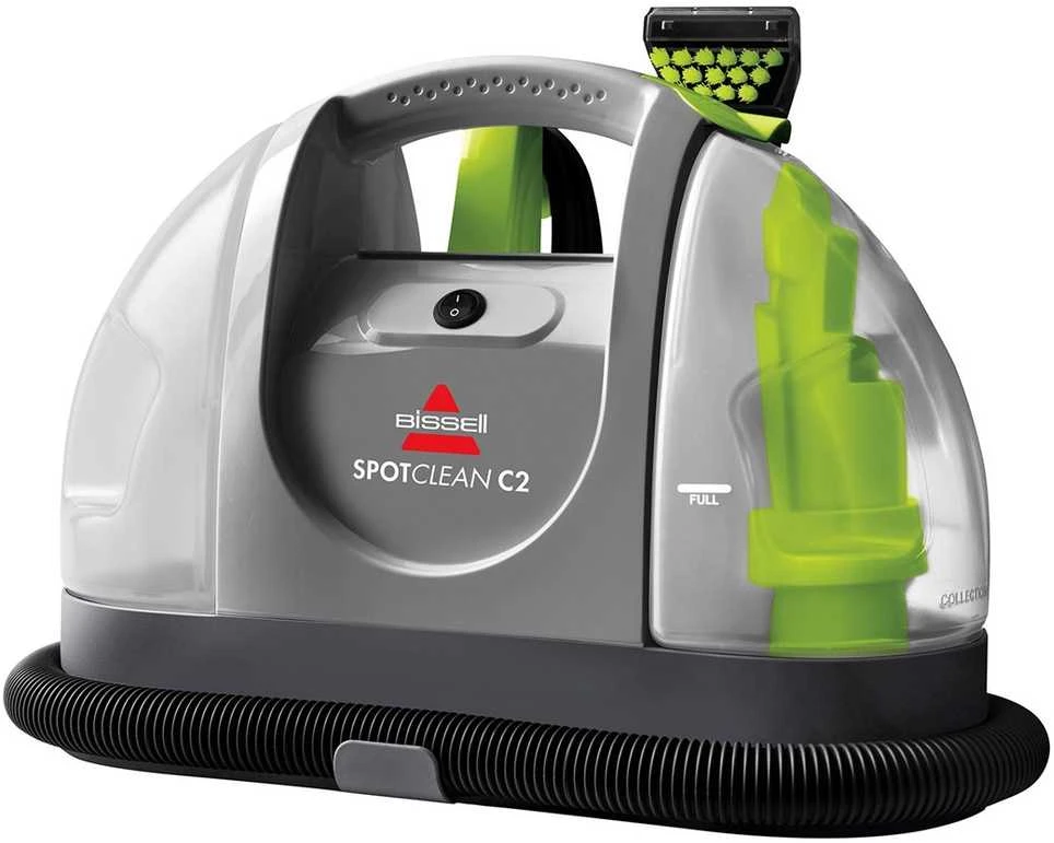 Kilimų Valytuvas - Bissell Spotclean C2 1,4 l Švaraus Vandens Bakas 1,1 l Nešvaraus Vandens Bakas Pilkas/Zalias