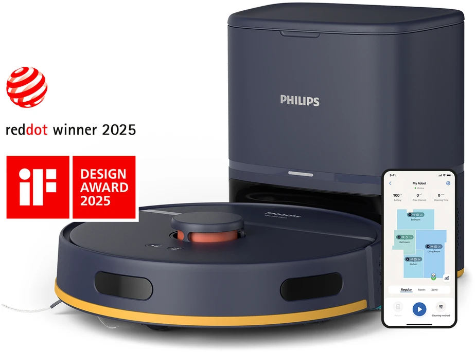 „Philips HomeRun 2000 Series Aqua“ drėgno ir sauso valymo robotas XU2100/10